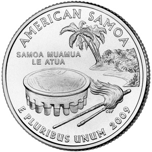 2009 Quarter - S - American Samoa - Proof reverse